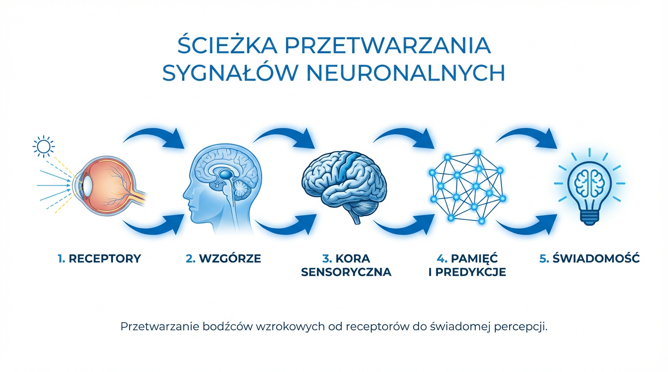Droga sygnału od receptorów do świadomości