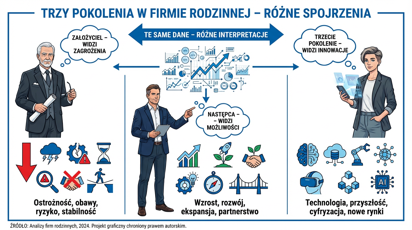 Trzy pokolenia w firmie rodzinnej